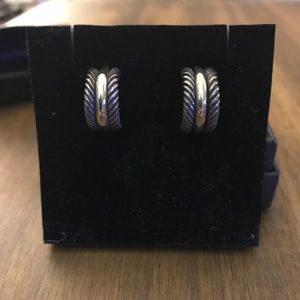 Authentic David Yurman Mixed Metal Earrings